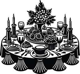 Vibrant abstract geometric pattern with bold colors and dynamic shapes isolated on transparent background