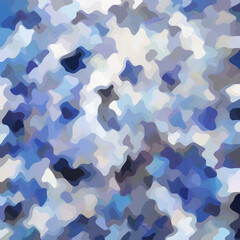 Colorful patched abstract background. Stain effect and camouflage. Spotted backdrop.