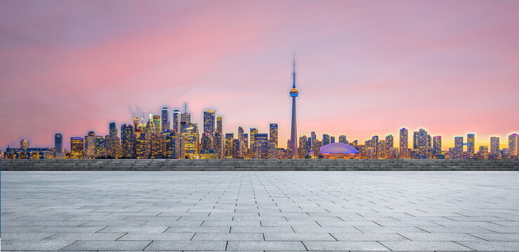outdoor road skyline city building landscape sunset cityscape street travel