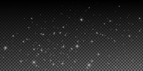 Sparkling glitter texture with bokeh and festive light particles