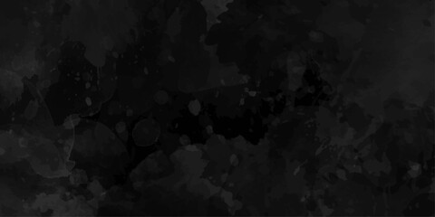 Abstract black concrete wall Old grunge black color textures background.gray painted cement wall texture wallpaper.	