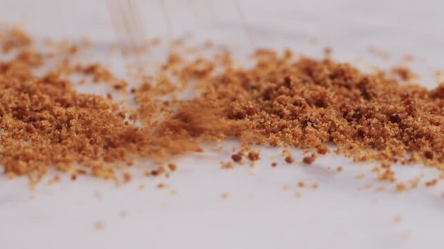 Ashwagandha Indian Ginseng Powder in White Bowl isolated on white background, superfood close up. 