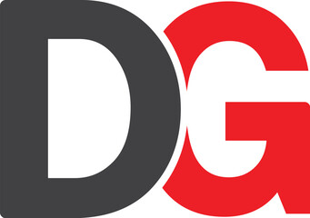 DG logo design. GD logo design. Simple, Minimalist logo design. Creative DG logo design