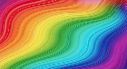 Abstract rainbow swirl background with vibrant colors and fluid motion