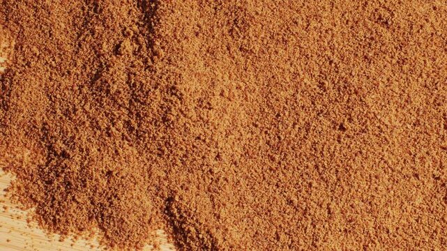 Ashwagandha Indian Ginseng Powder in White Bowl isolated on white background, superfood close up. 