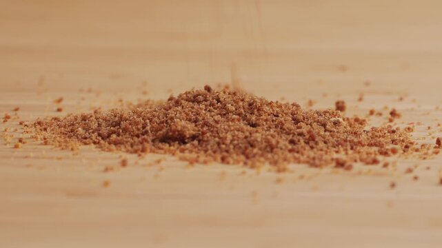 Ashwagandha Indian Ginseng Powder in White Bowl isolated on white background, superfood close up. 