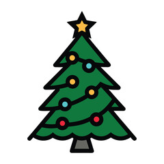 decorated christmas tree