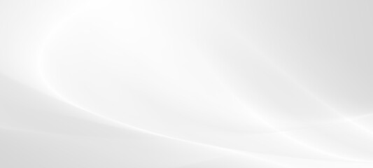 An Elegant White Abstract Background that features Soft Waves creating a serene atmosphere