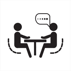Business meeting concept with diverse people collaborating around a table isolated on transparent background