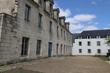 Ancien hôpital Saint Antoine, vue de l'extérieur, ville de Quimper, département du Finistère, Bretagne, France