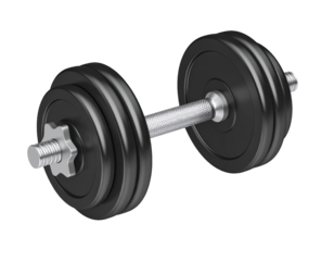 dumbbell isolated on white background