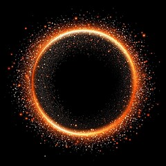 Dark Abstract Dynamic Background with Grainy Texture and Lights