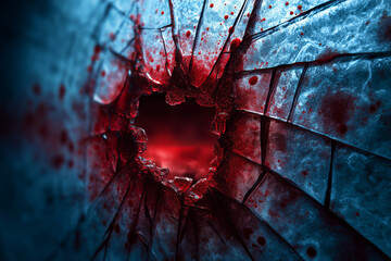 broken glass background