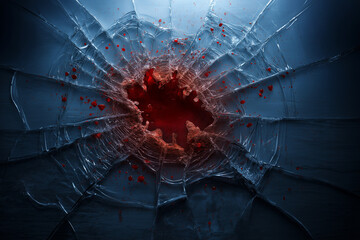 broken glass window