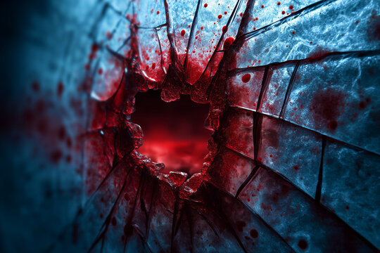 broken glass background