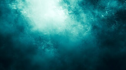 Abstract Teal and Blue Gradient Background with Grainy Texture