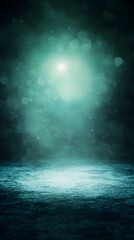 Soft White and Green Gradient Background with Dark Grainy Texture