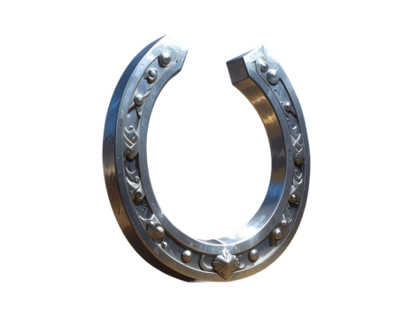 horseshoe isolated on white background