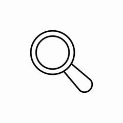 search magnifier icon sign vector