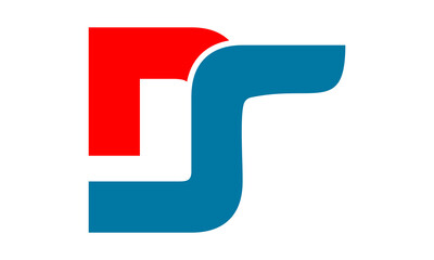 DS letter icon vector design