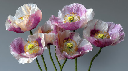 Poppy flowers in a field