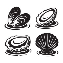 Oyster and Shellfish Vector Graphics