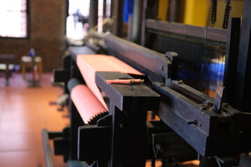 traditional silk production process carefully create silk fabric from start to finish. From spinning fine silk threads to weaving on wooden looms, this handmade craft reflects cultural heritage, skill