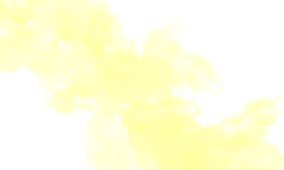 Abstract golden brown cloud formation on a transparent background, simulating a dusty sky or atmospheric smoke effect for design