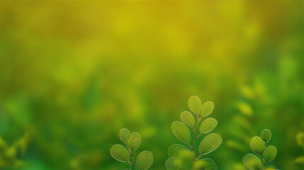 Close-up of green clover leaves with soft light, concept of luck, growth, and natural freshness.