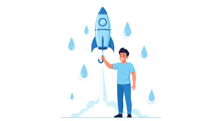 A Whimsical View Of Success With Clever Protective Measures And Modern Technology