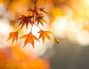 Generated image　鮮やかな紅葉