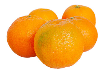 Fruit, citrus tangerines isolate. Vitamins, healthy food.