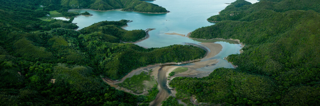 Plover country park Sam A Wan aerial Hong Kong