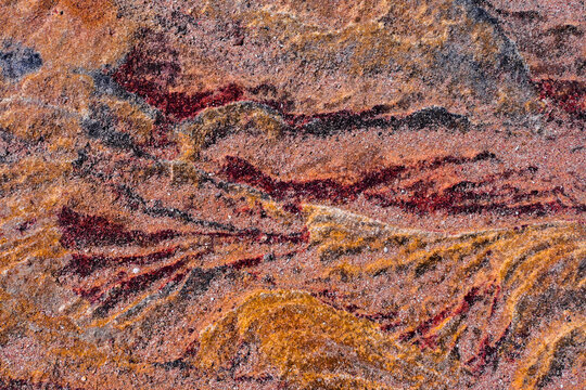 Red rock abstract art