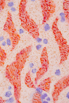 Background design with colorful shapes and hand drawn textures