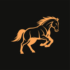 Majestic Grey Horse in Dynamic Pose