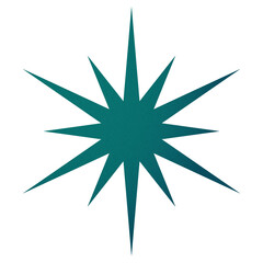 Obraz premium seasonal holiday star - green