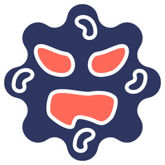 White Blood Cell glyph color icon