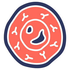 B-Cell glyph color icon