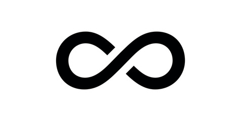 Infinity Symbol in Mathematics. Infinity Logo.