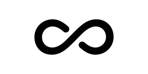 Infinity Symbol in Mathematics. Infinity Logo.