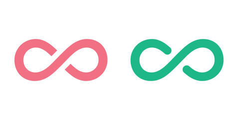 Infinity Symbol in Mathematics. Infinity Logo.