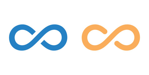 Infinity Symbol in Mathematics. Infinity Logo.