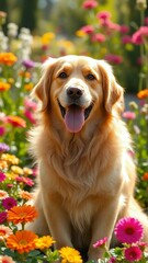golden retriever in the park
