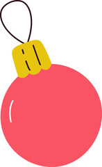 Obraz premium Christmas Ornament with String