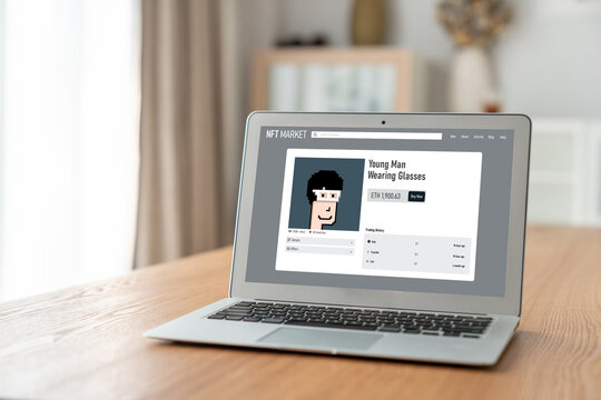 NFT marketplace provide modish sale channel for digital artist to sell their works online on the internet network - Powered by Adobe