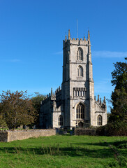 Saint Mary's Church Steeple Ashton.  Pretty country church surrounded by fields