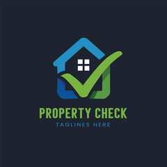 verified property logo Vector Template 