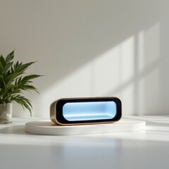 Modern Illuminated Object on Display
