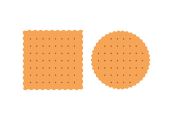 Illustration biscuit sweet unique design isolated